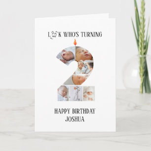 carte photo du 2e anniversaire