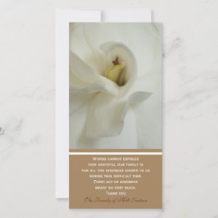 Carte photo du Merci de la Gardenia Sympathy