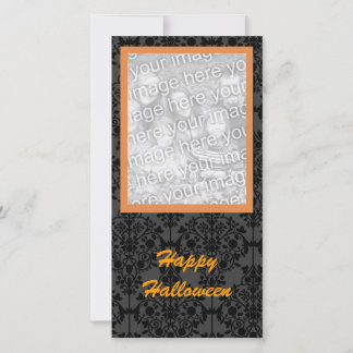 Carte photo élégant de Halloween