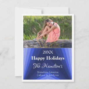 Carte Photo en Bleu - HAMbyWG