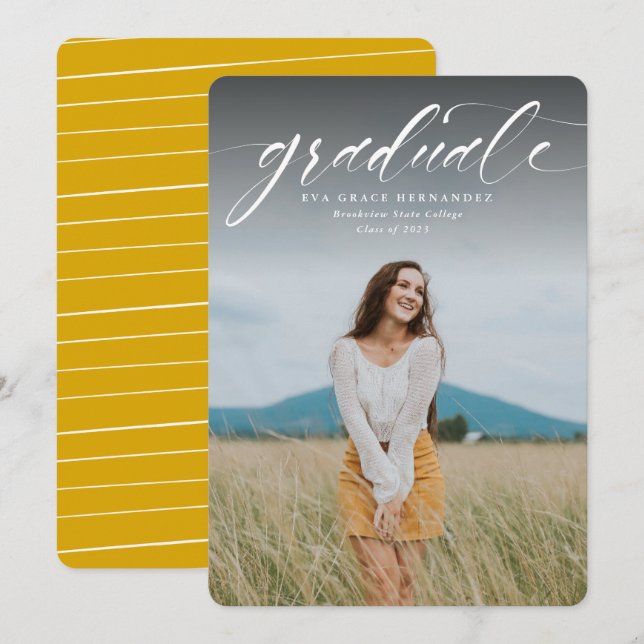 Carte photo faire-part (Devant / Derrière)