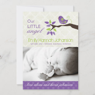 Carte photo faire-part de naissance
