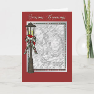 Carte photo fait sur commande de Bonnes Fêtes de