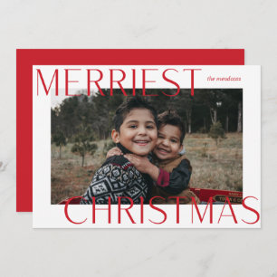 Carte photo Gras Merriest Christmas