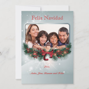Carte photo Holiday Greens