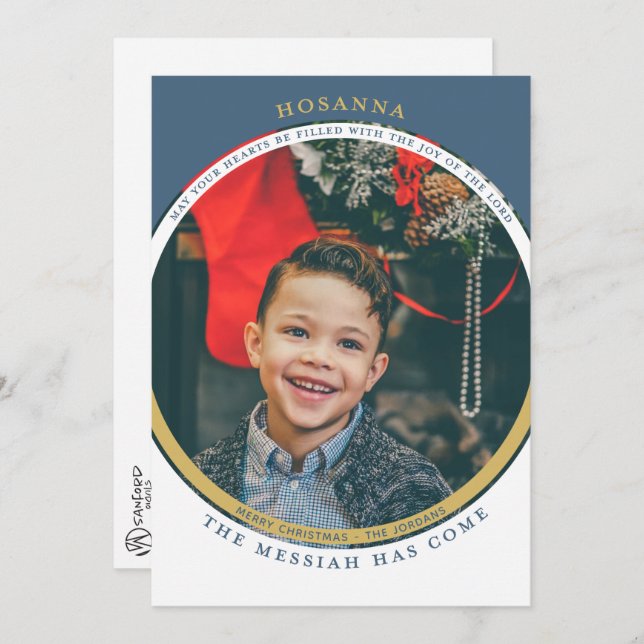 Carte photo Hosanna (Devant / Derrière)