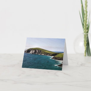 Carte photo irlandaise de la côte atlantique Irlande