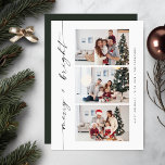 Carte photo Joyeuse et brillante Famille moderne d<br><div class="desc">Illuminez votre saison de vacances avec notre carte photo familial moderne "Merry & Bright". Réalisée avec une touche d'élégance et une touche de joie festive, cette carte est parfaite pour mettre en valeur ces délicieux moments de famille. Du rire franc aux embrassades chaleureuses, partagez vos souvenirs chéris avec style. Le...</div>