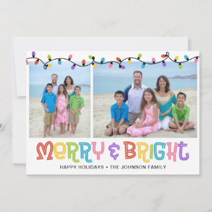Carte Photo Joyeuse et Lumineuse