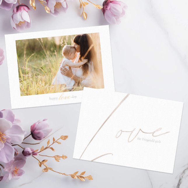 Carte photo "Joyeux Amour" (Créateur téléchargé)