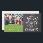 Carte photo - Joyeux petit Noël<br><div class="desc">Un excellent moyen d'envoyer vos salutations de vacances à vos amis et votre famille.</div>