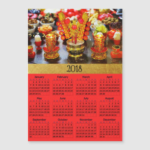 Carte photo magnétique chinois de calendrier de la
