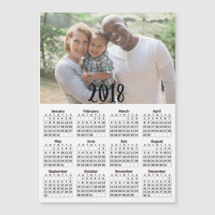 Carte photo magnétique personnalisé 2018