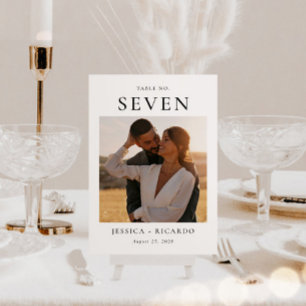 Carte photo Mariage moderne