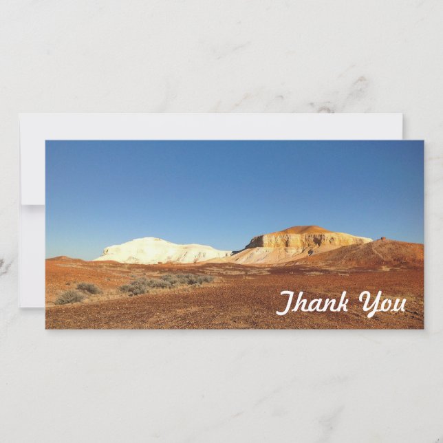 carte photo Merci - Australie centrale (Devant)