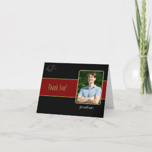 Carte photo Merci de diplôme