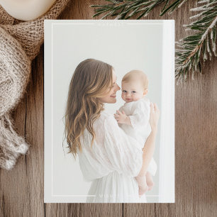 Carte photo minimal   Simple et élégant