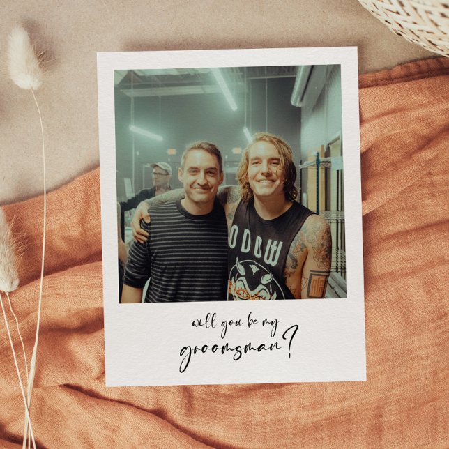 Carte photo moderne 'Veux-tu être mon témoin ?' (Créateur téléchargé)