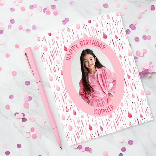 Carte Photo Motif rose
