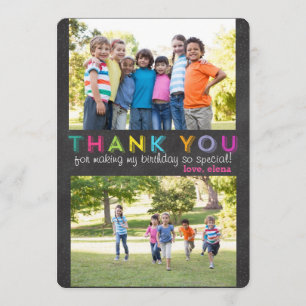 Carte photo multiple fait sur commande de Merci