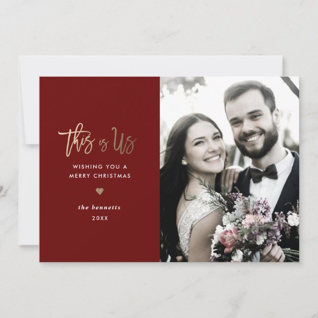 Carte Photo Noël *This Is Us* (Devant)