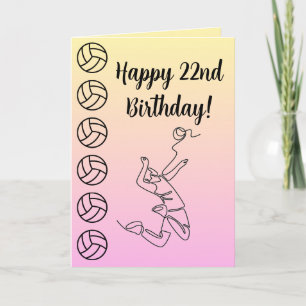 Carte Photo Nom Sentiment Sport Thème Volleyball