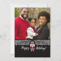 Carte photo Nutcracker de Noël