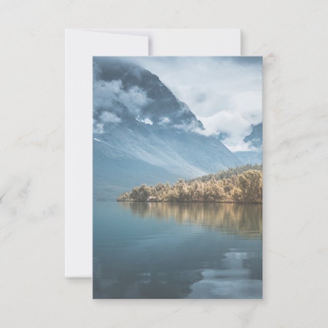 Carte photo paysager scandinave (Devant)