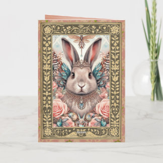 Carte photo personnalisable - Bunny Anniversaire