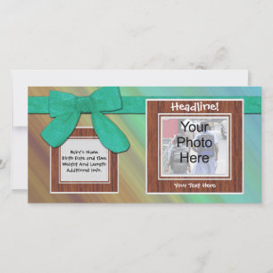 Carte photo personnalisé, anniversaire ou Faire-pa