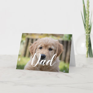 Carte Photo personnalisé de Papa Chien drôle Joyeux anni
