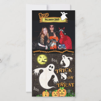 Carte photo personnalisé Halloween