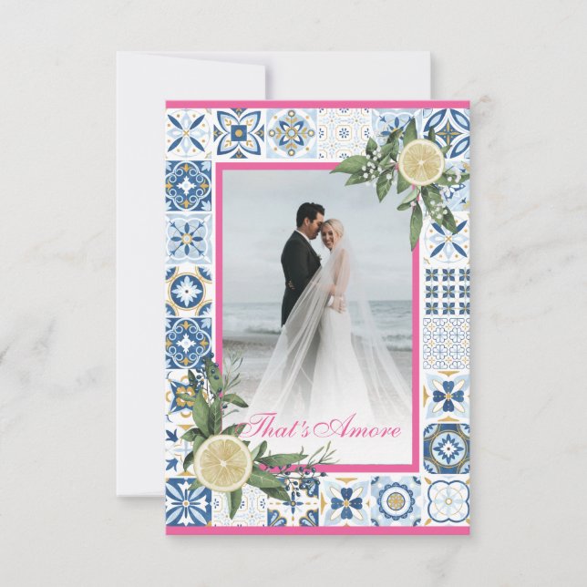 Carte photo personnalisé pour Susan - C'est Amore  (Devant)