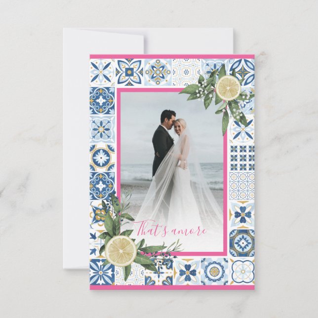 Carte photo personnalisé pour Susan - C'est Amore  (Devant)