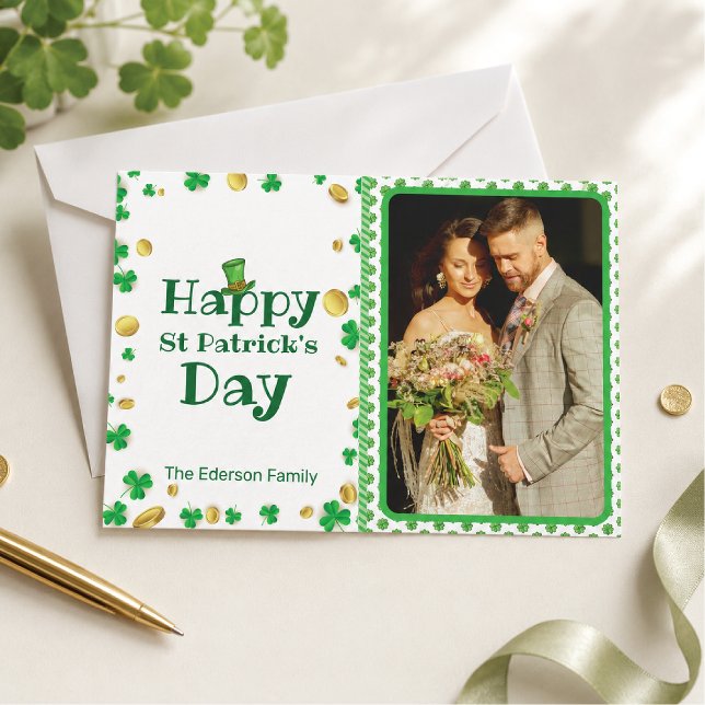 Carte photo personnalisée de la Saint-Patrick  (Créateur téléchargé)