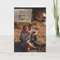 Photo personnalisée Félicitations de mariage perso