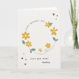 Carte Photo personnalisée Fête des mères Amour Maman