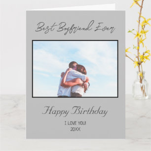 Carte Photo personnalisée Joyeux anniversaire meilleur B