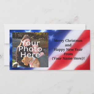 Carte Photo Personnalisée Patriotique