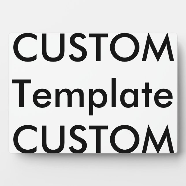 Carte photo personnalisée Plaque 10" x 8" avec Eas (Devant)