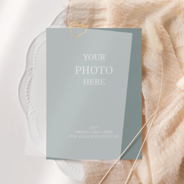 Carte photo pour Vellum Save the Date (Créateur téléchargé)
