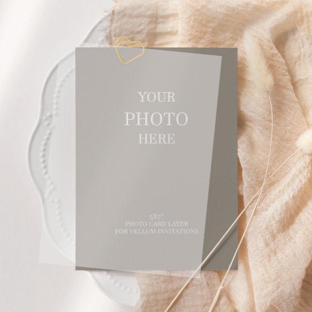 Carte photo pour Vellum Save the Date (Créateur téléchargé)