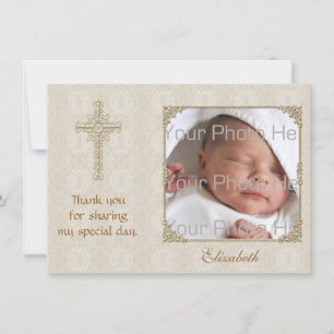 Carte photo religieux Cream Lace2