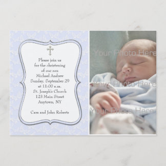Carte photo religieux de papillons bleus