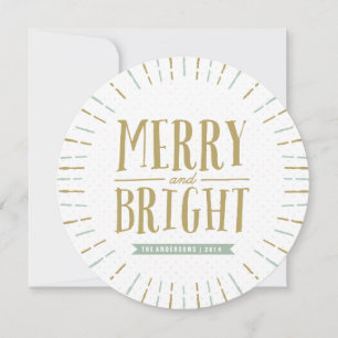 Carte photo ronde Joyeuse et Lumineuse