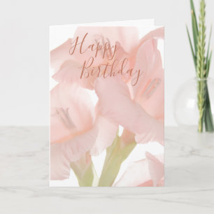 Carte Photo rose   Anniversaire personnalisé