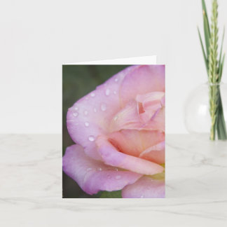 Carte photo rose rose