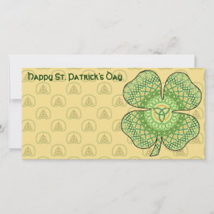 Carte photo Shamrock celte