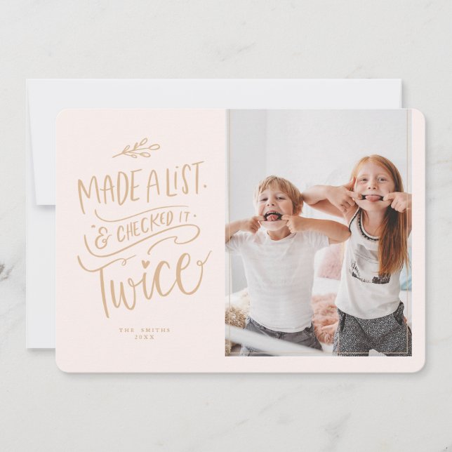 Carte photo Silly Kids Christmas faite une carte d (Devant)