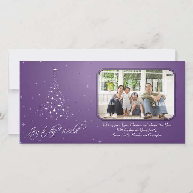 Carte photo Sparkly Joy (Devant)